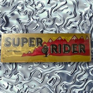 Super Rider Arcade Video Game Marquee Sign Header Wall Art Decor